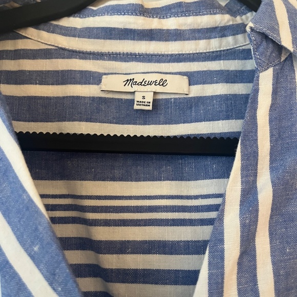 Madewell Central Shirt, Striped (NWOT) - Picture 4 of 4